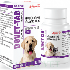 DOVET TAB Điều trị Viêm phổi, tiêu Chảy
